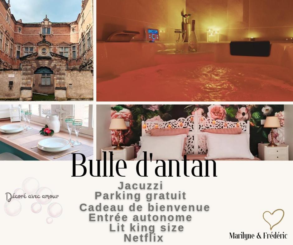 Appartement Bulle D'Antan En Coeur De Ville - Monument Classe Historique - Grand Jaccuzi Castres  Bagian luar foto